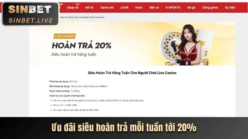 Thưởng nạp đầu 100%